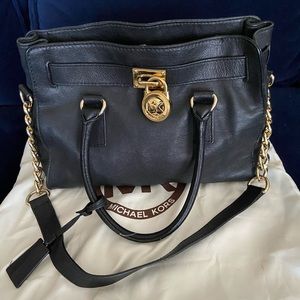 Michael Kors Lock and Key Black handbag